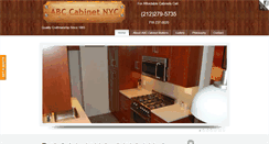 Desktop Screenshot of abccabinetnyc.com